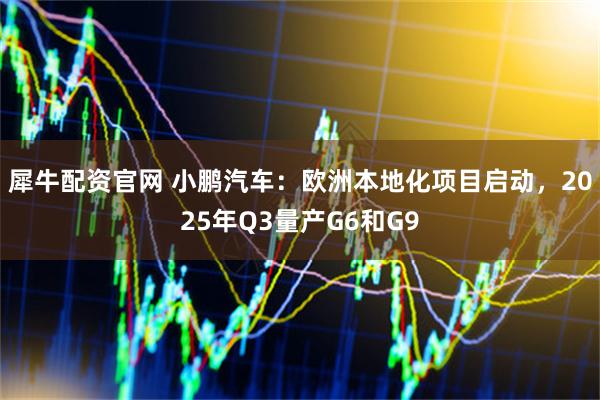 犀牛配资官网 小鹏汽车：欧洲本地化项目启动，2025年Q3量产G6和G9
